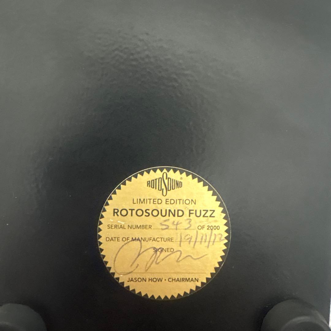 ギター ROTOSOUND RFB1 \"1967 Fuzz Pedal Reissue\"