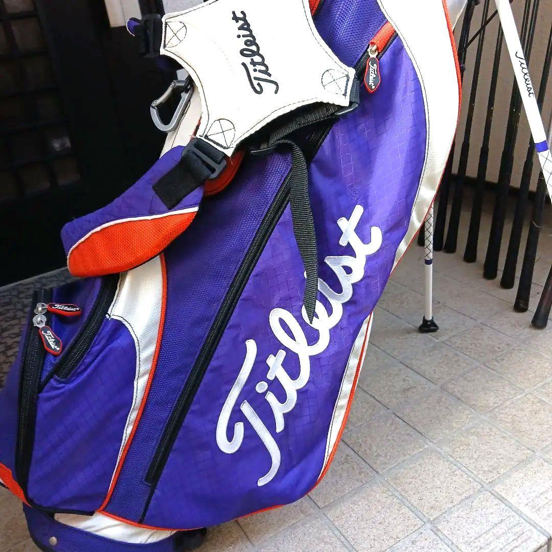 Titleist キャディバッグ スタンドバッグ 9型、クラブ セット