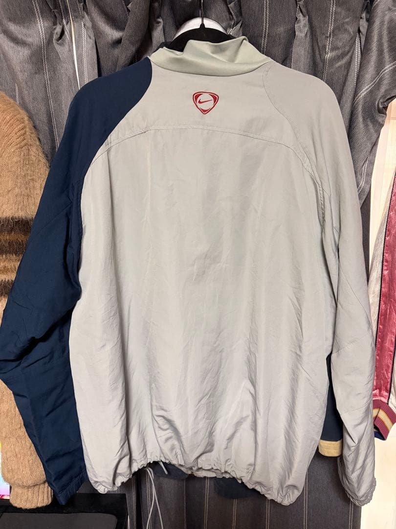 00s NIKE FCバルセロナ トラックジャケット XL ドローコード付き