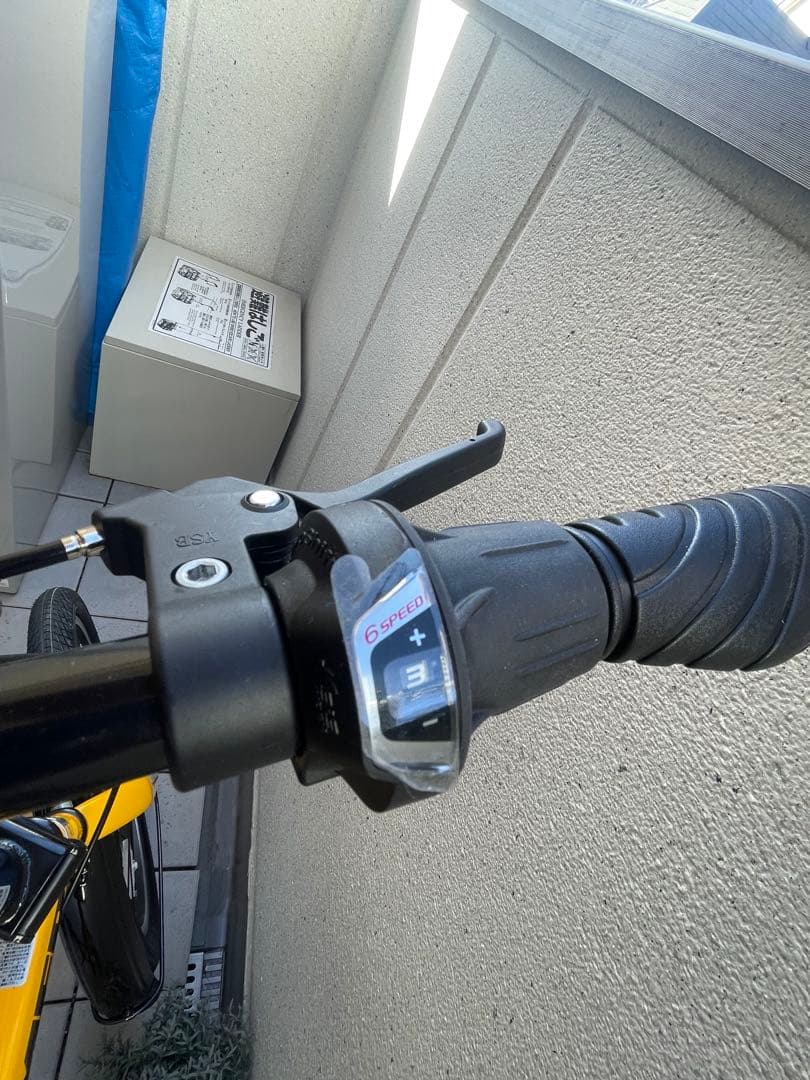 HUMMER 折りたたみ自転車 イエロー，キャンプ，可変ギア，2024年購入