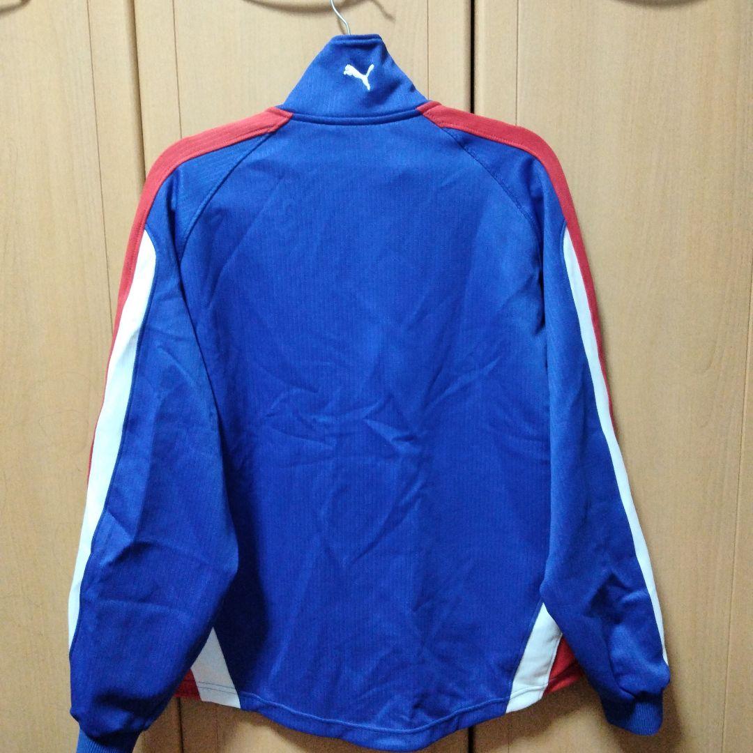 PUMAプーマ 日本製 ヒットユニオン メンズ青赤ジャージMサイズ