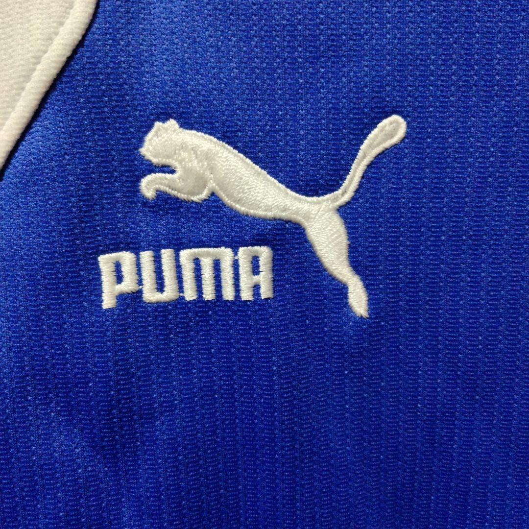 PUMAプーマ 日本製 ヒットユニオン メンズ青赤ジャージMサイズ