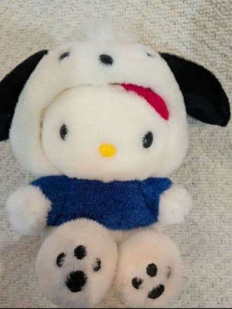 ポチャッコ　着ぐるみキティ　キティかぶりものぬいぐるみ 2005年　レトロ