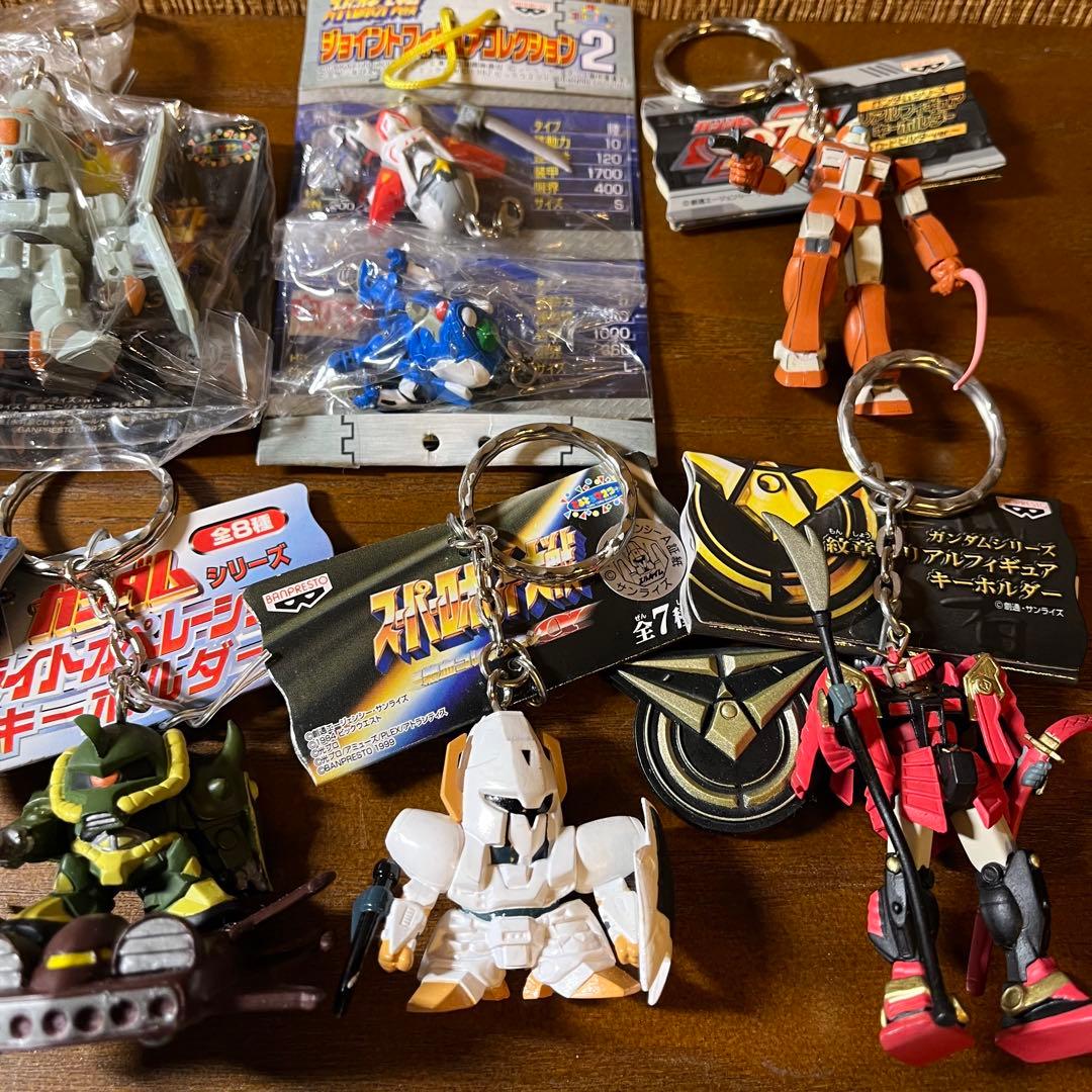 【まとめ売り】スーパーロボット大戦 ガンダム エルガイム エヴァ キーホルダー