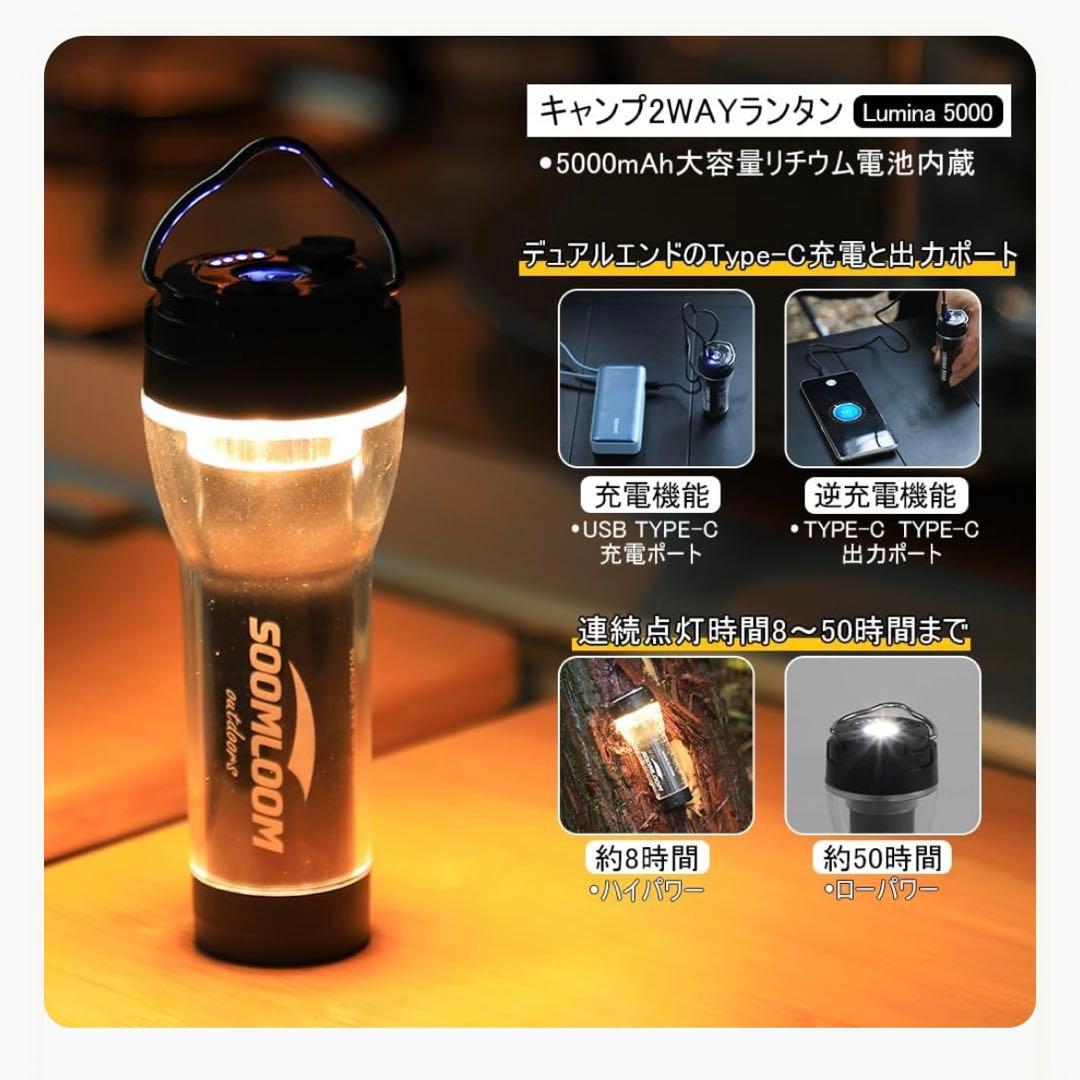 スームルーム　LUMINA5000 ルミナ5000 2個　ゴールゼロ　カラビナ2