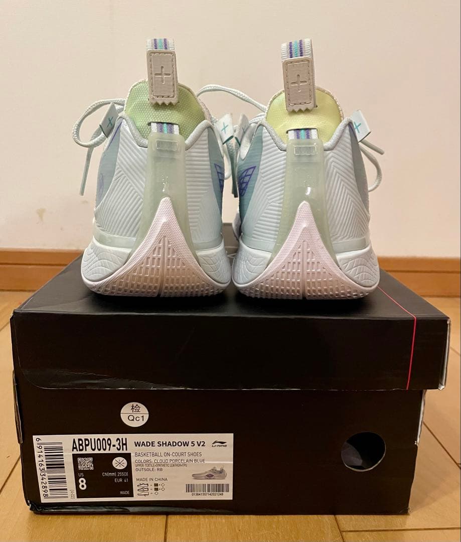 LI-Ning、Wade Shadow5 V2、US8、CN25.5