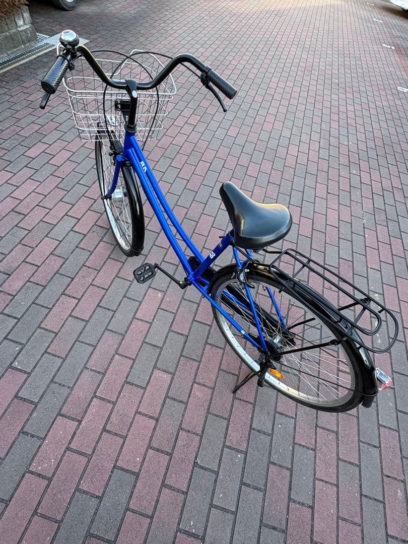 青色・オートライト・タウンサイクル(26㌅)お届け出来ます。お引き取りも可能です