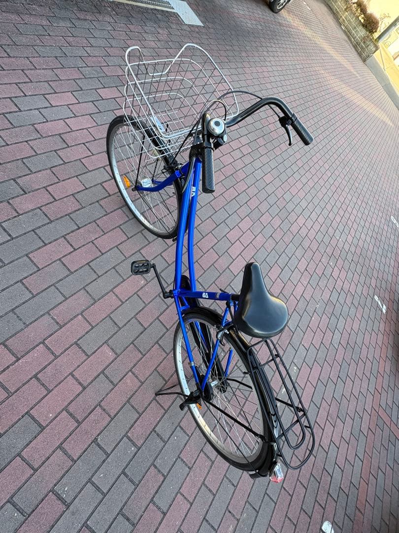 青色・オートライト・タウンサイクル(26㌅)お届け出来ます。お引き取りも可能です