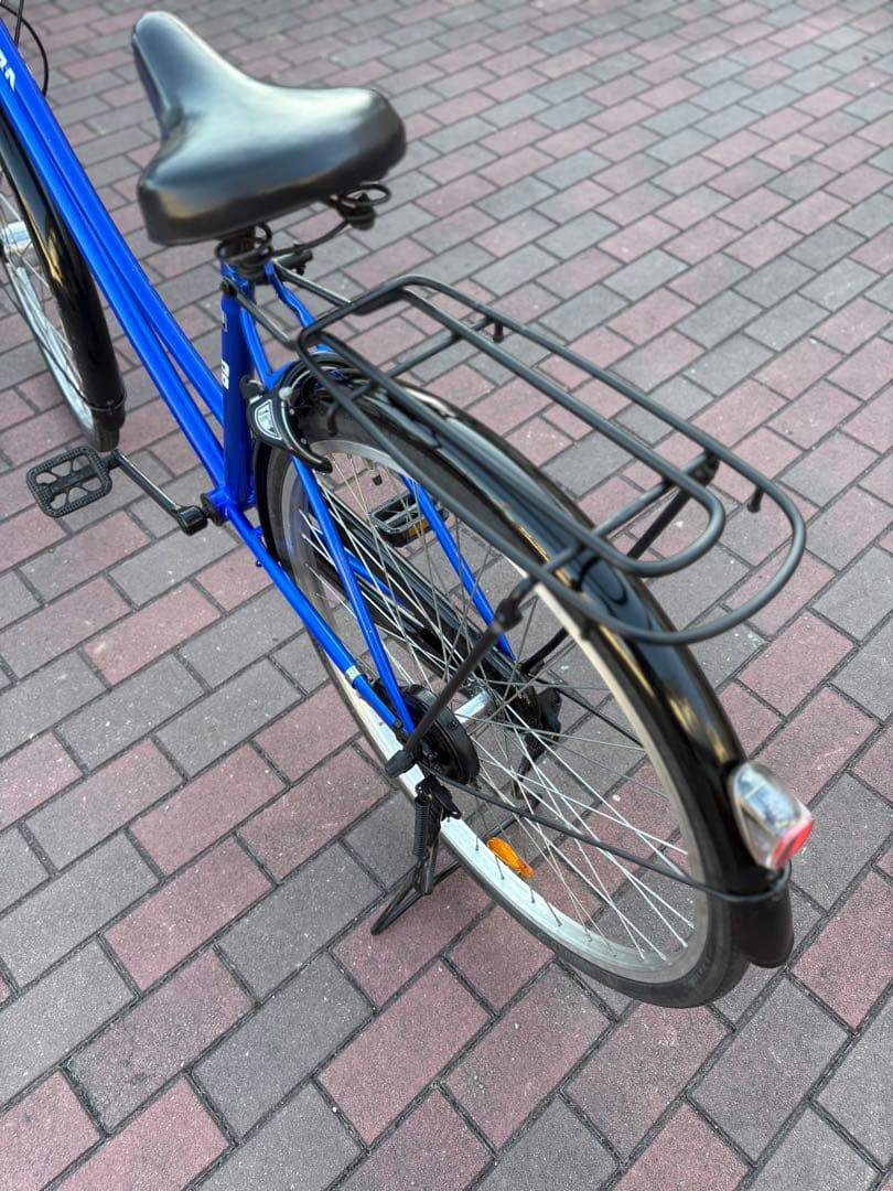 青色・オートライト・タウンサイクル(26㌅)お届け出来ます。お引き取りも可能です