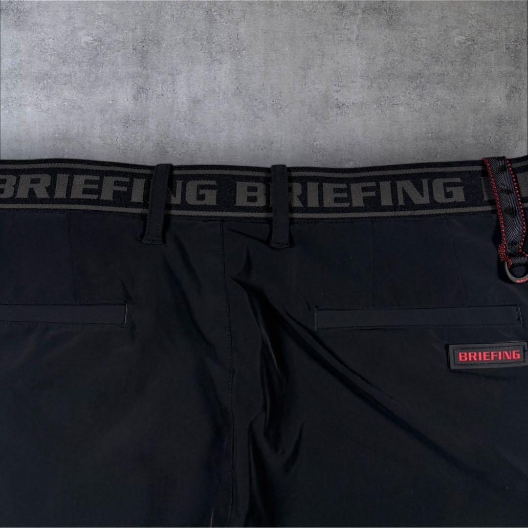 未使用級BRIEFING ブリーフィング ハーフパンツ 黒 24ss ストレッチ