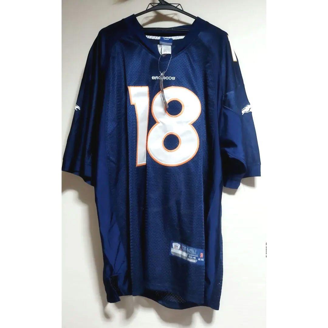未使用　リーボック　NFL 　デンバー・ブロンコス　ペイトン・マニング　54