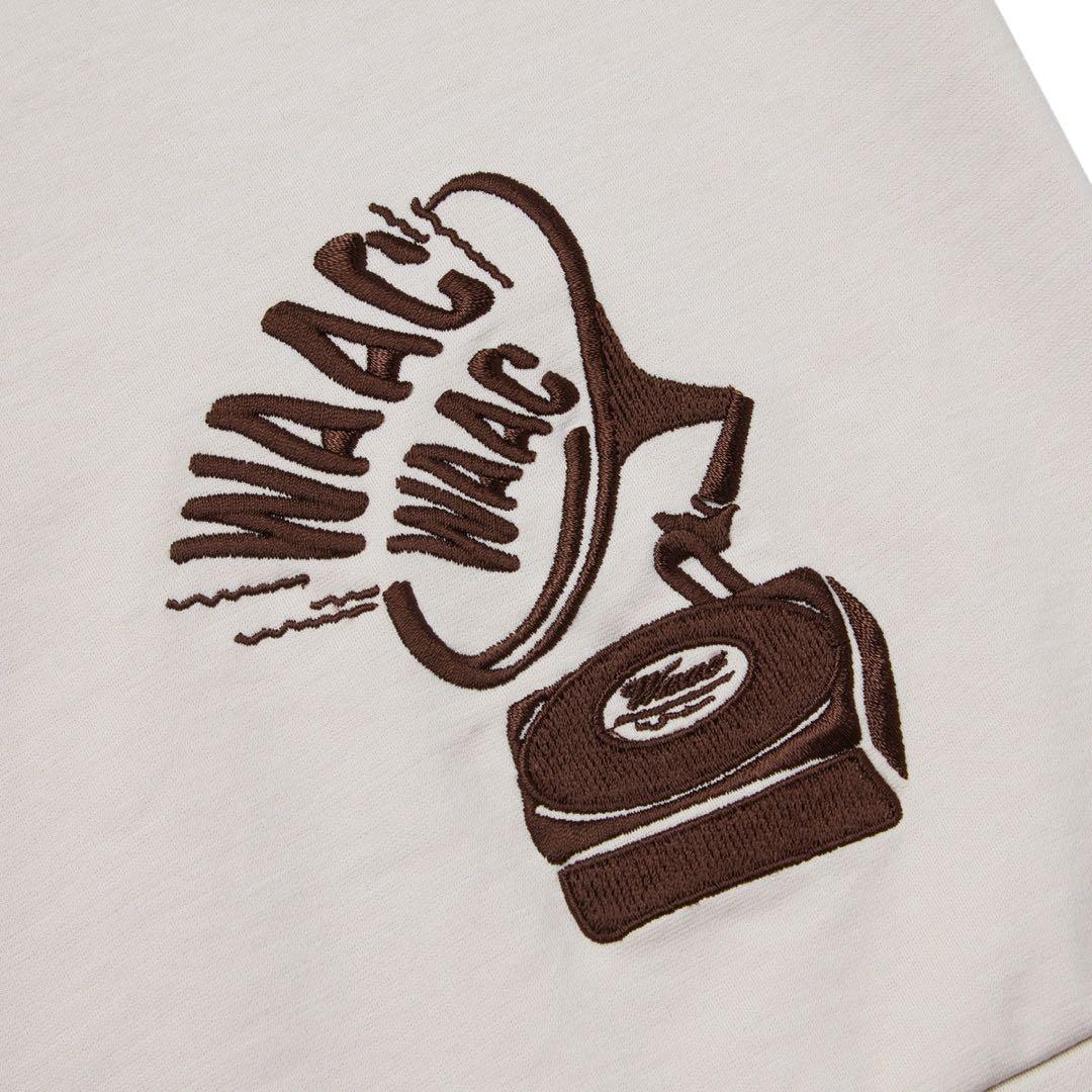 【新品】新作！waac ライトストレッチポンチポロシャツ アイボリー　L