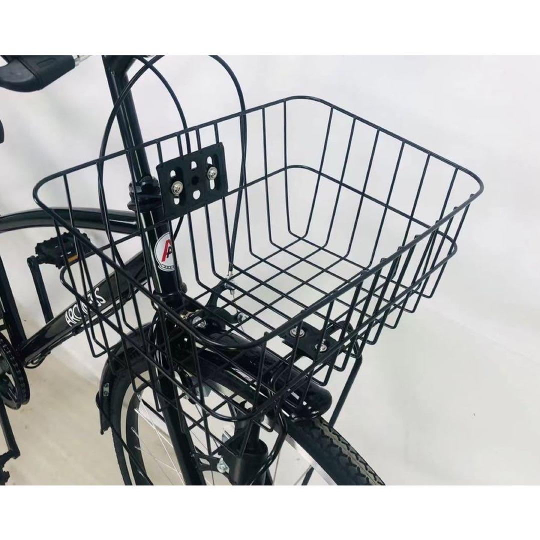 自転車 新品シティサイクル クロスバイク キッズ ジュニア 24シマノ 6段変速