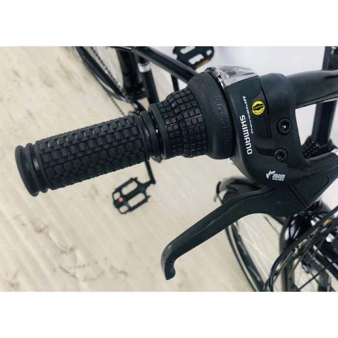 自転車 新品シティサイクル クロスバイク キッズ ジュニア 24シマノ 6段変速