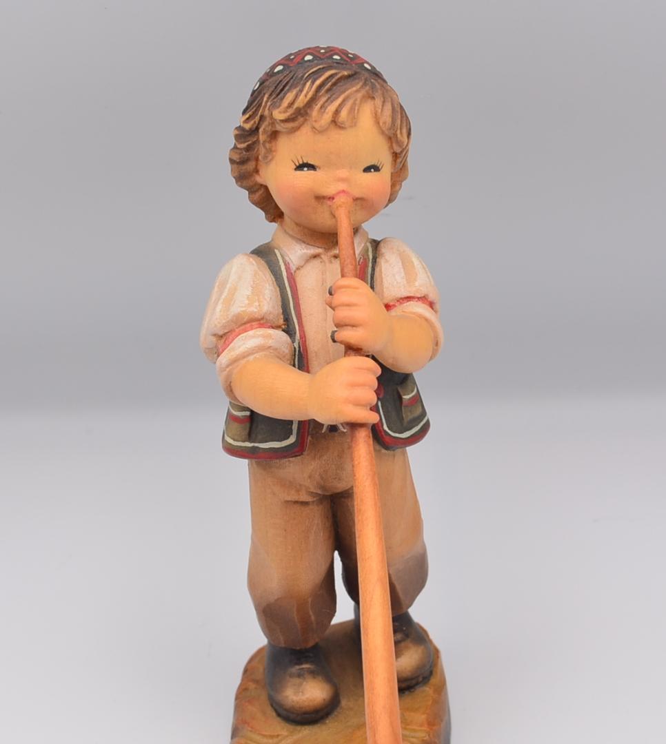 角笛を吹く少年　アンリ　ANRI　イタリア　高さ15.5ｃｍ　限定品　レア