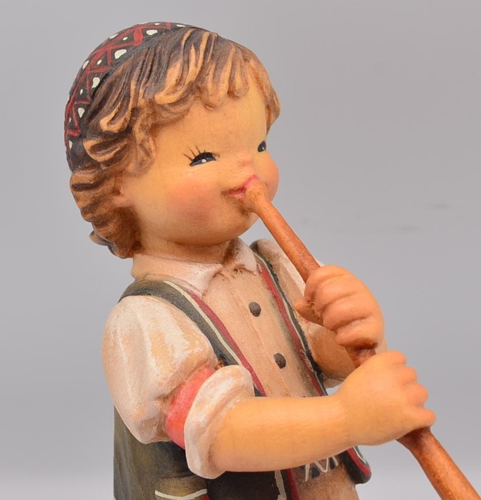 角笛を吹く少年　アンリ　ANRI　イタリア　高さ15.5ｃｍ　限定品　レア