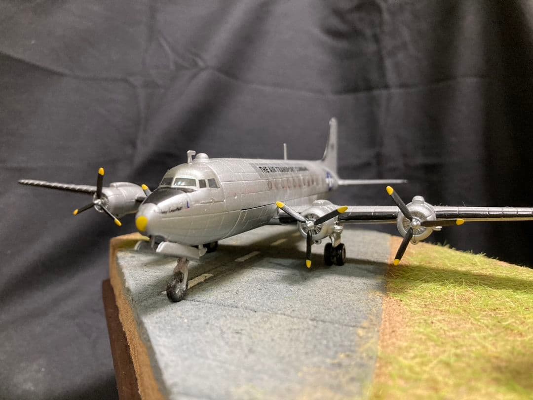 ダグラスC-54、厚木基地　マッカーサー　ミリタリー　ジオラマ