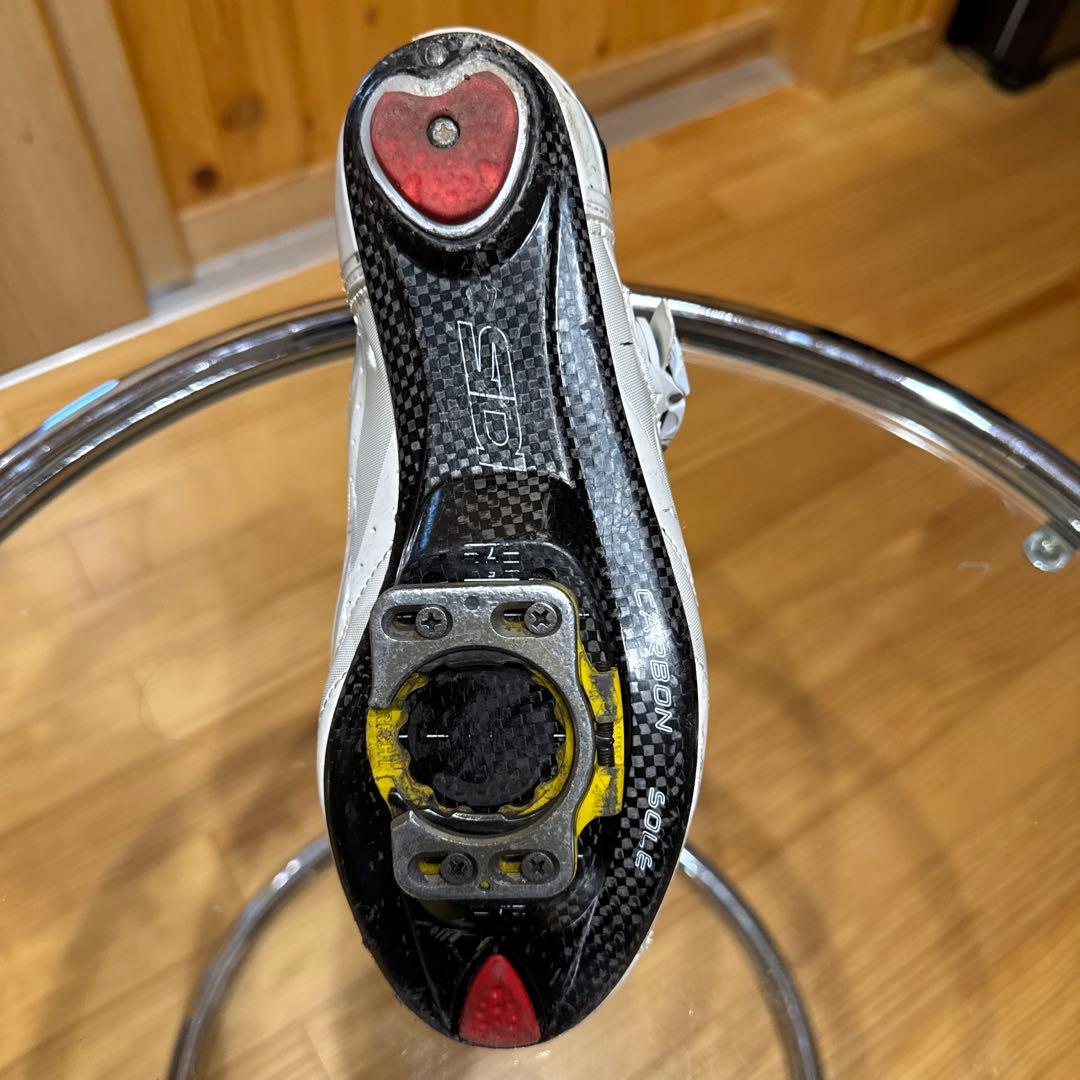 シディ SIDI エルゴ ERGO3カーボン　白 EU41 スピードプレイ専用
