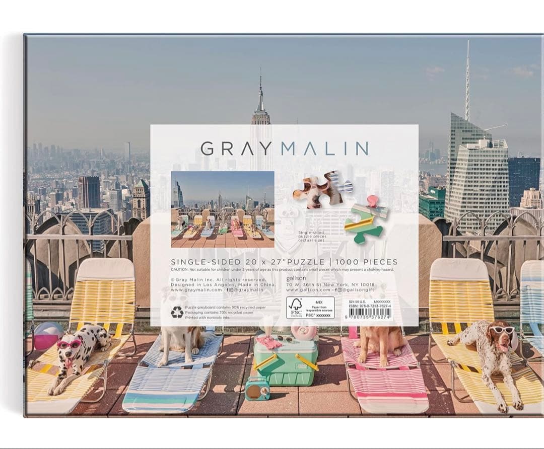ジグソーパズル Gray Malin / The Dogs of New York City