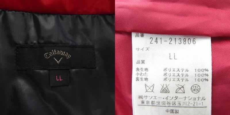CALLAWAY 2WAY 中綿 ワンピース サイズLL [C0532]
