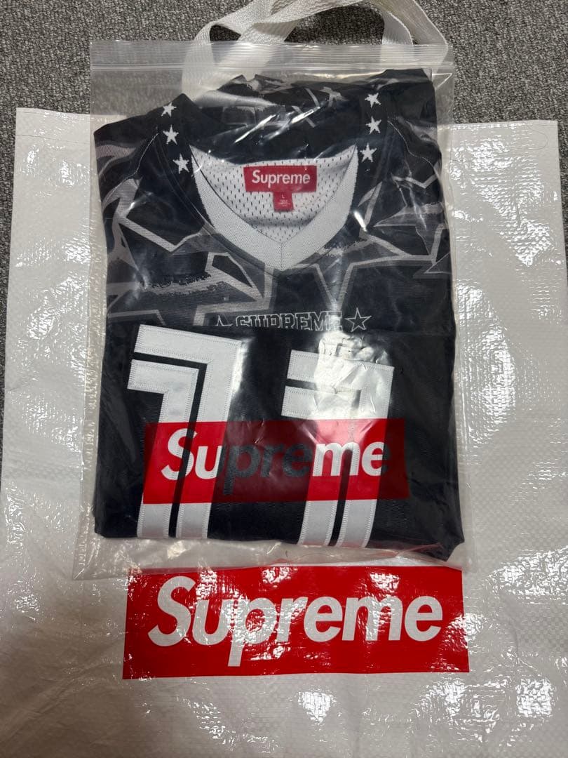 シャツ Supreme Stars Football Jersey \"Black\"