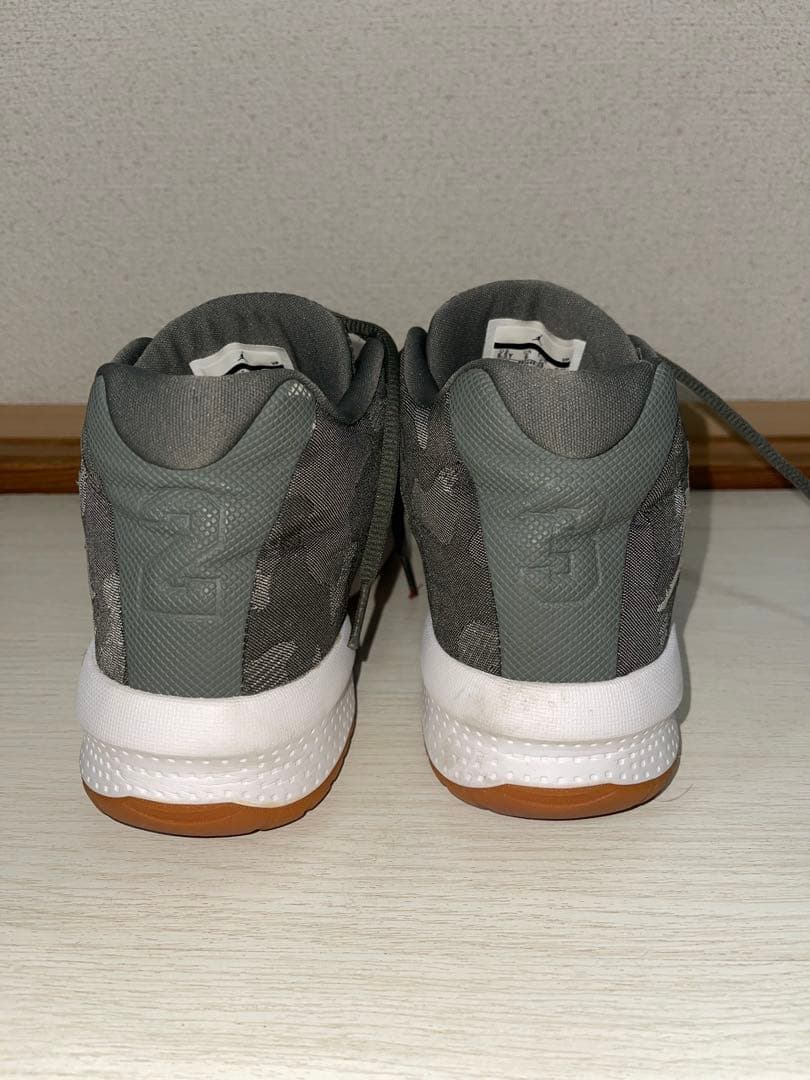 Jordan バスケットボールシューズ カモフラージュグレー