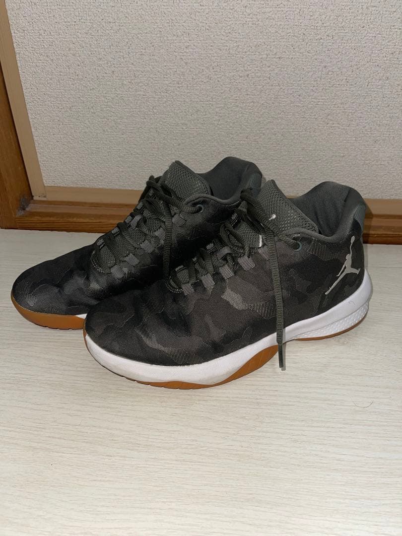 Jordan バスケットボールシューズ カモフラージュグレー