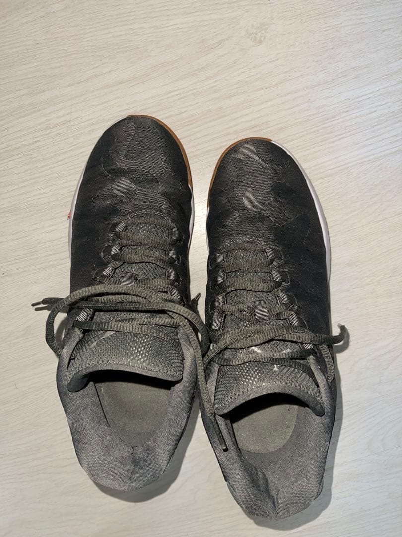 Jordan バスケットボールシューズ カモフラージュグレー