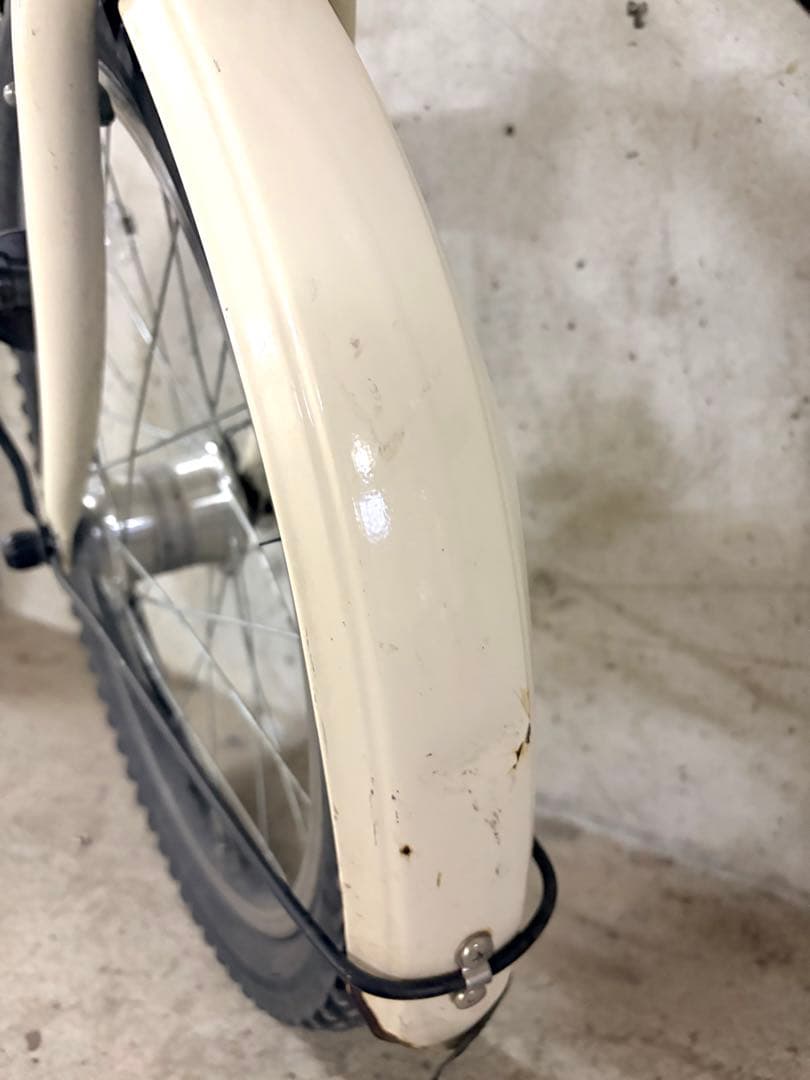 ベガス ミニベロ 自転車 本体 前カゴ付き 鍵なし