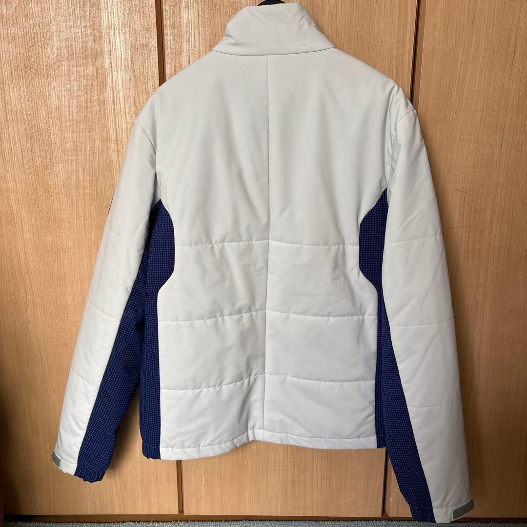 DESCENTE GOLF ジャケット Mサイズ ホワイト/ネイビー