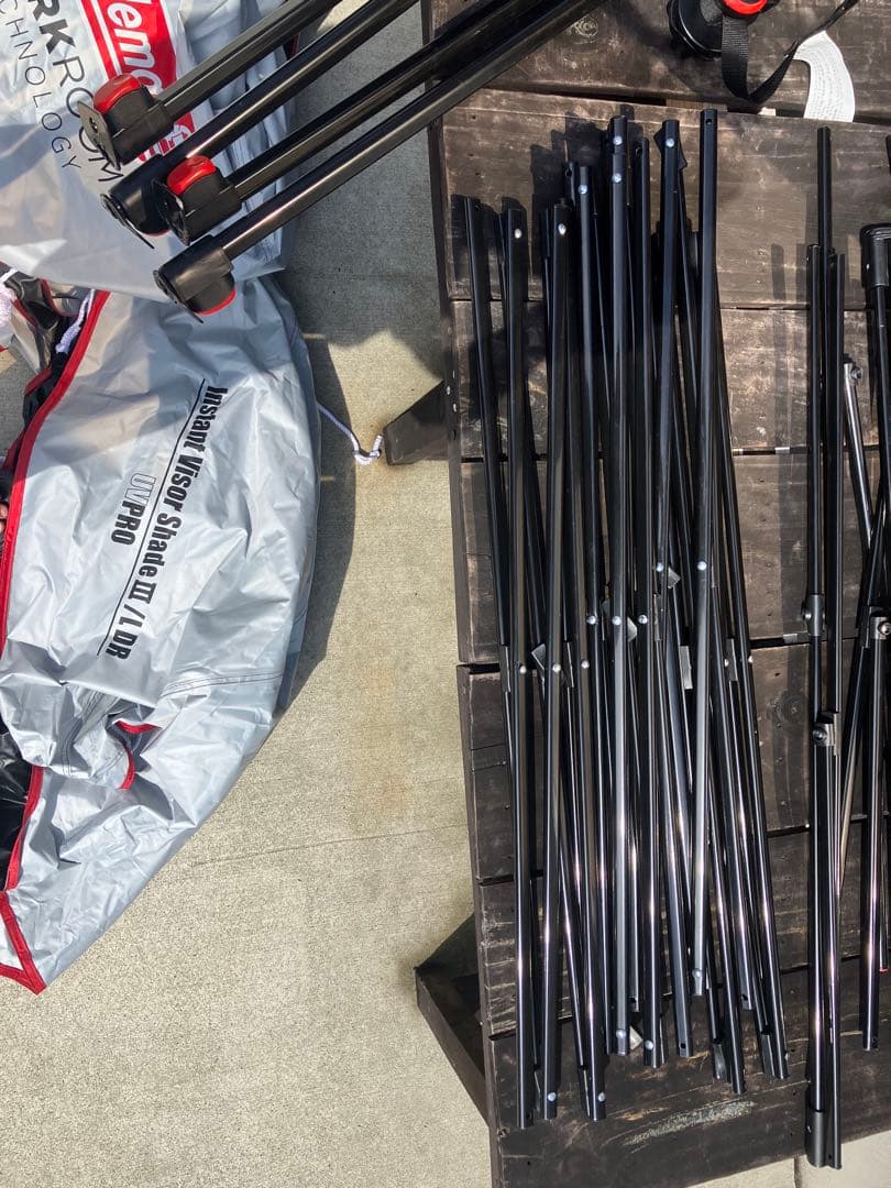 訳あり部品取り　コールマン　インスタントバイザーシェードⅢ LDR ３メートル