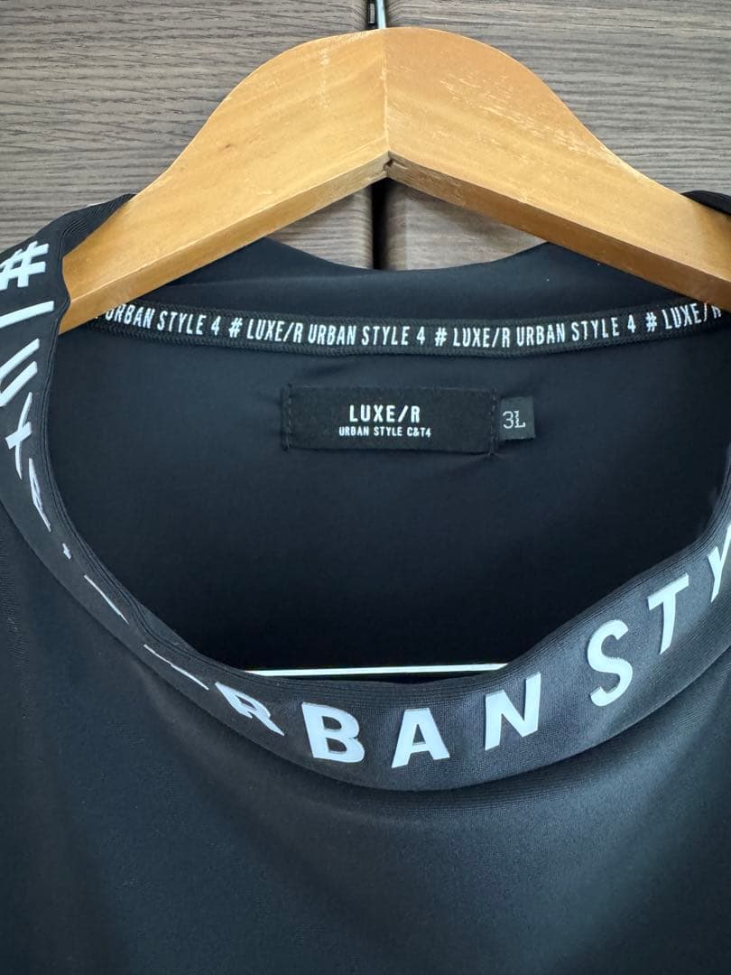 REZES冷感モックネック #LUXE/URBAN STYLE 黒　3L