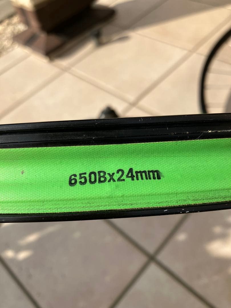 27.5 mtb ディスクホイール　650bとケンダのタイヤ、チューブ2本セット