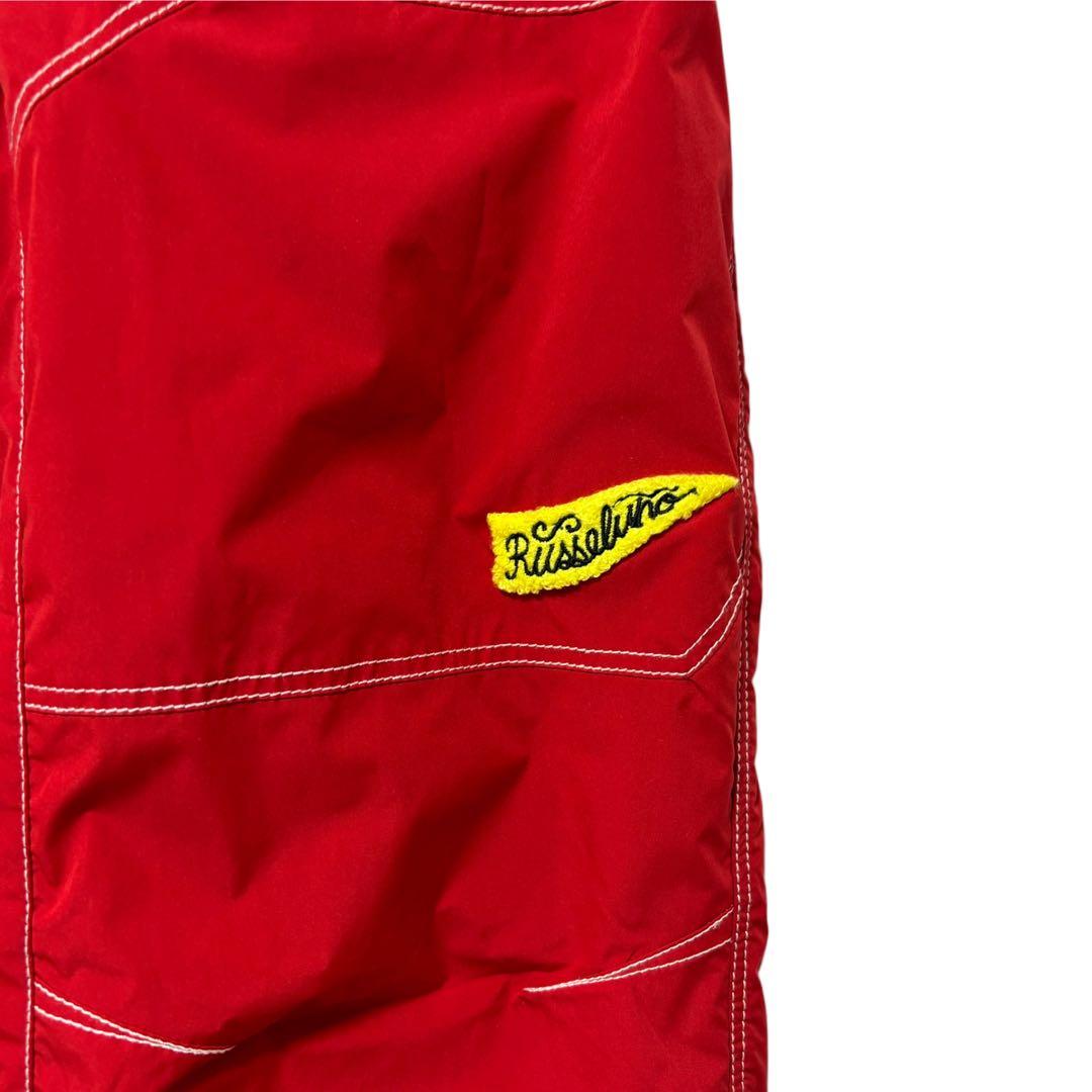 新品 ラッセルノ ゴルフ ウィンド ストップ ロング パンツ レッド XL 6
