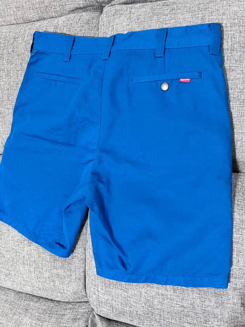 Supreme ショートパンツ 32 青