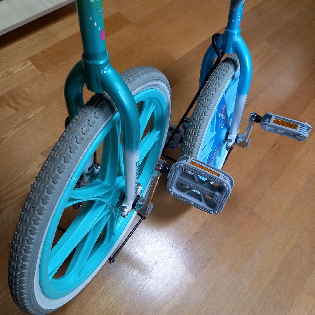 I*o様 ブリヂストン キッズ用一輪車 ターコイズ　ふたつセット