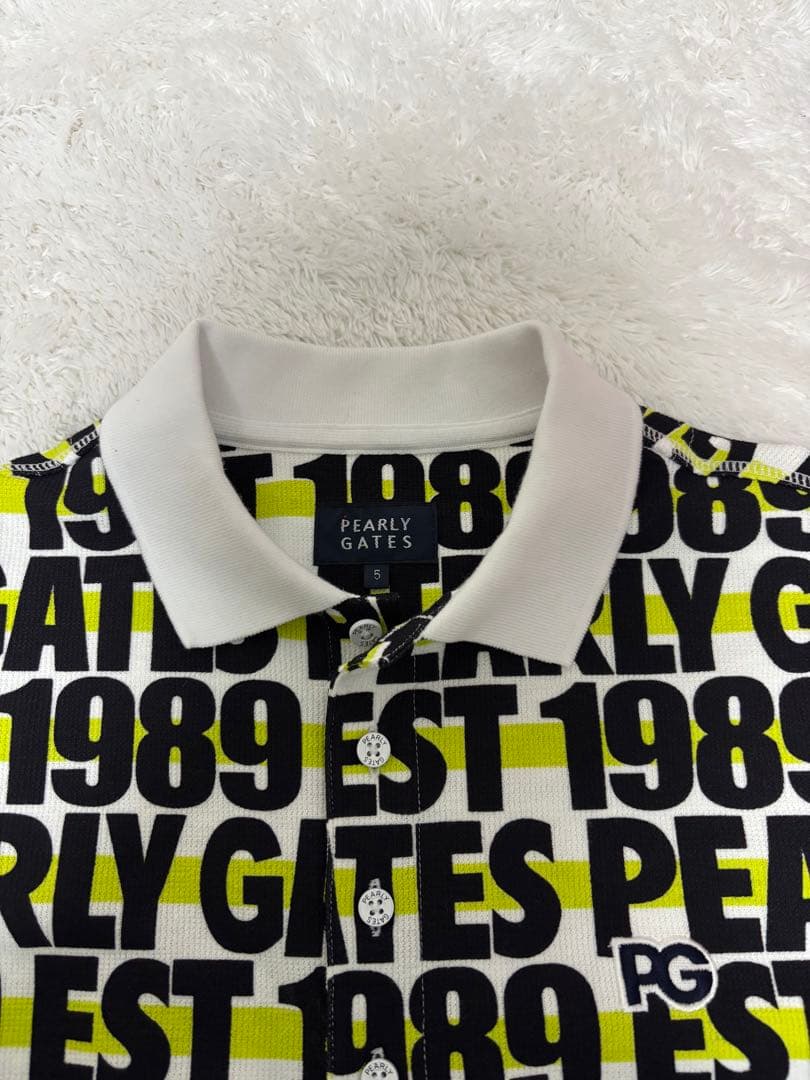 ✨美品✨PEARLY GATES 総柄　ポロシャツ