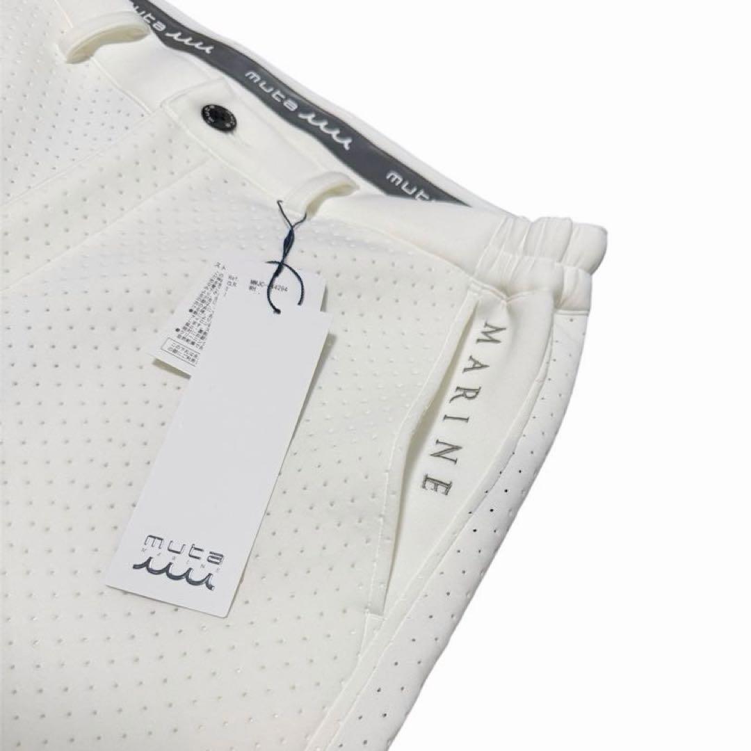 muta MARINE メンズ ゴルフ パンツ 白 L 新品