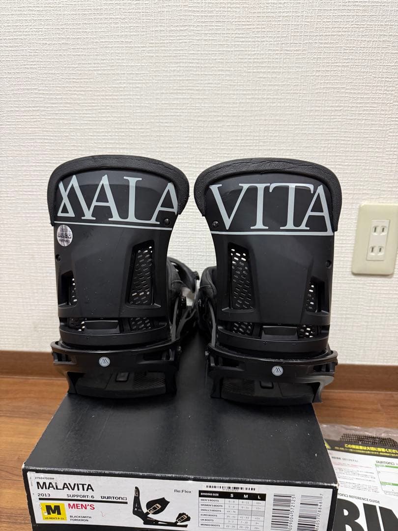バートン　Burton MALAVITA ビンディング Mサイズ
