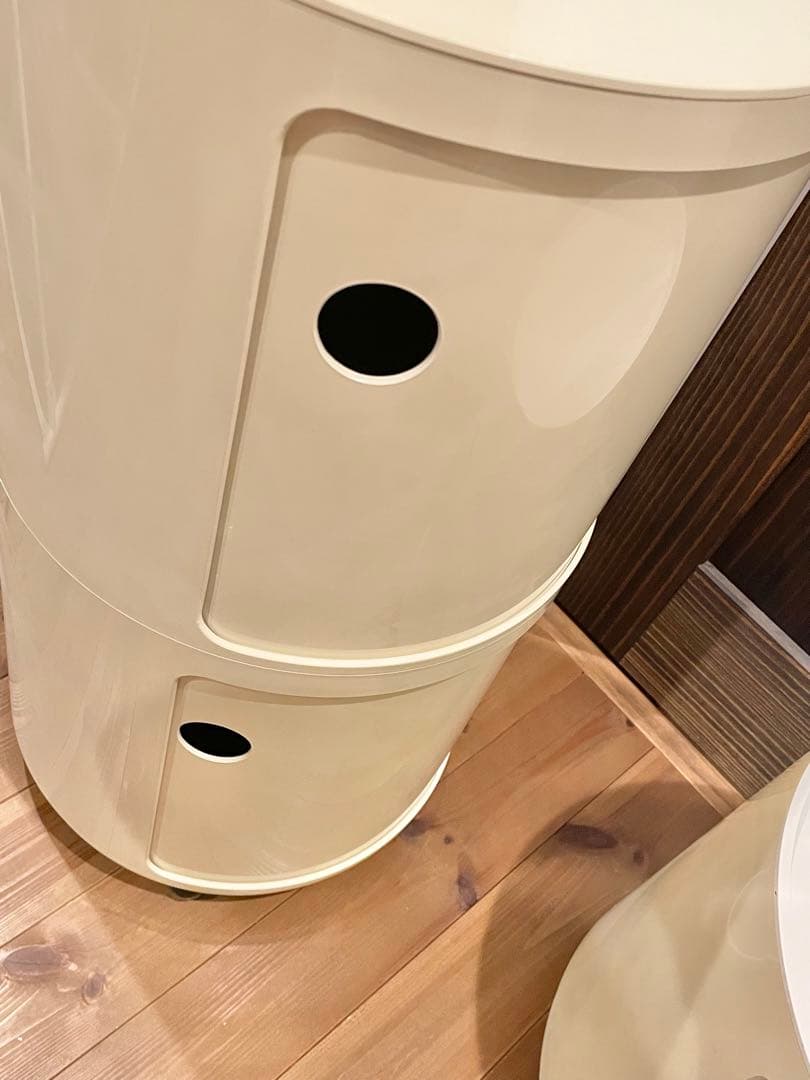 カルテル Kartell コンポニビリ 2段　1段 キャスター付　北欧インテリア