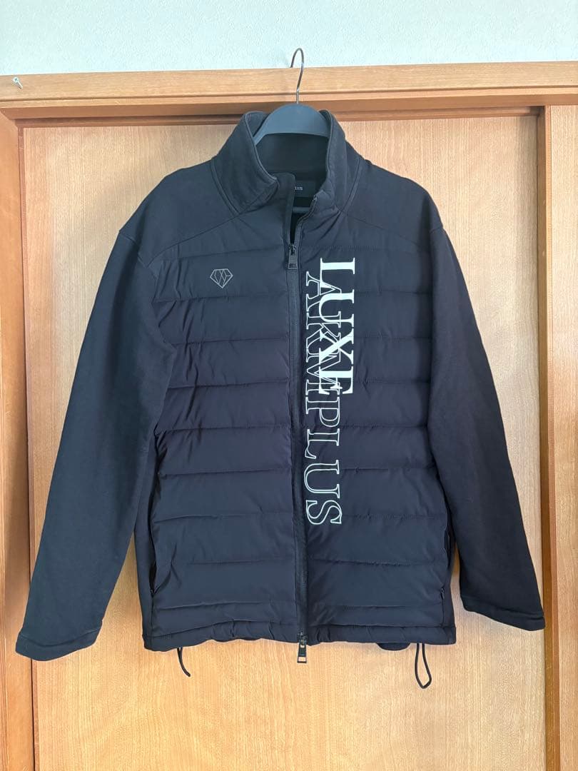 LUXE PLUS サイズダウンジャケット ブラック　XL