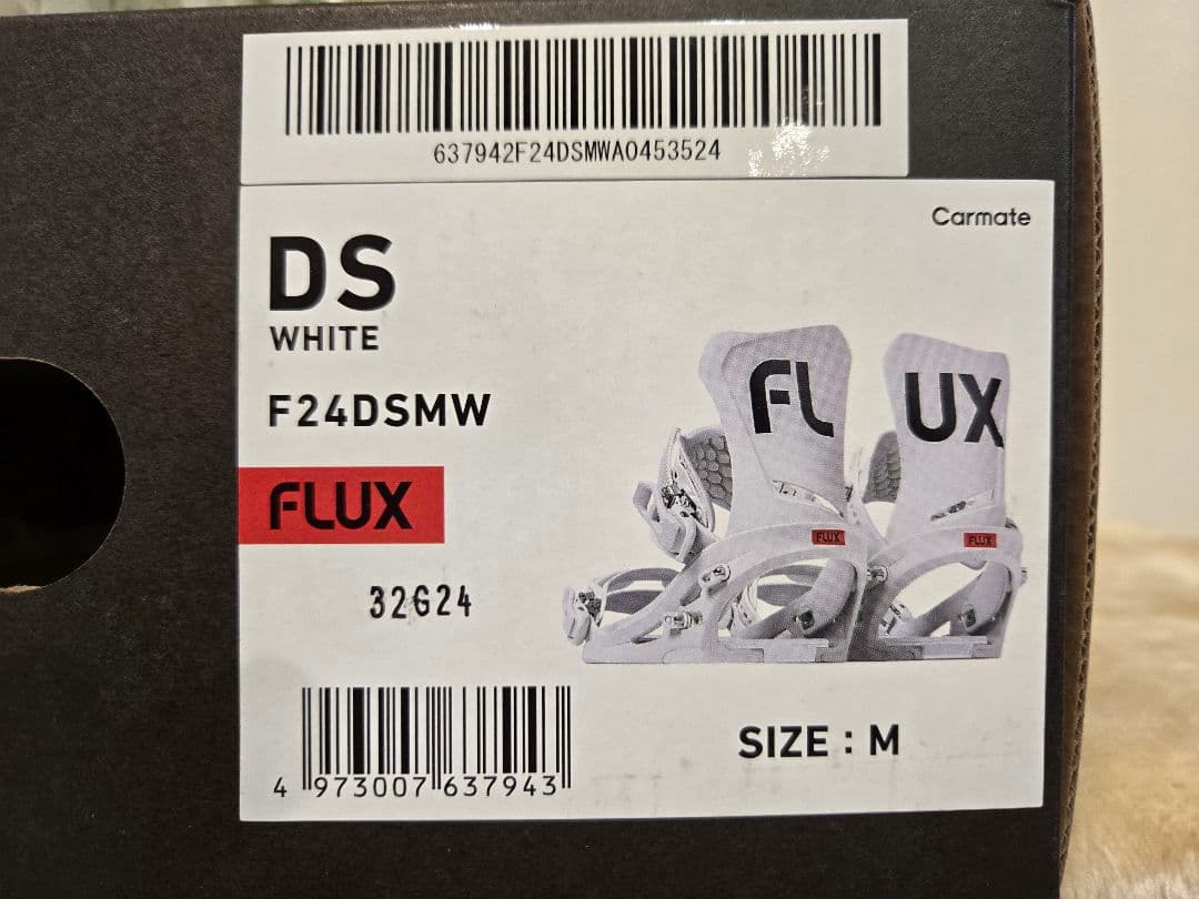 FLUX DS 23-24モデル White スノーボードビンディング