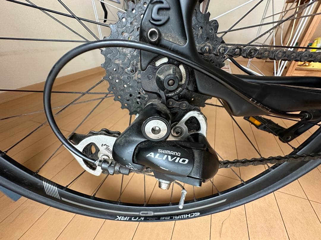masa【引取限定】キャノンデールQuick5クロスバイクALIVIO搭載