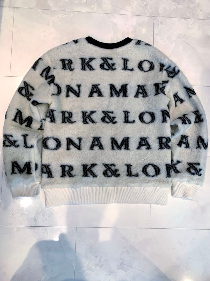 希少　即完売　マークアンドロナ　MARK＆LONA ウール　フリースプルオーバー