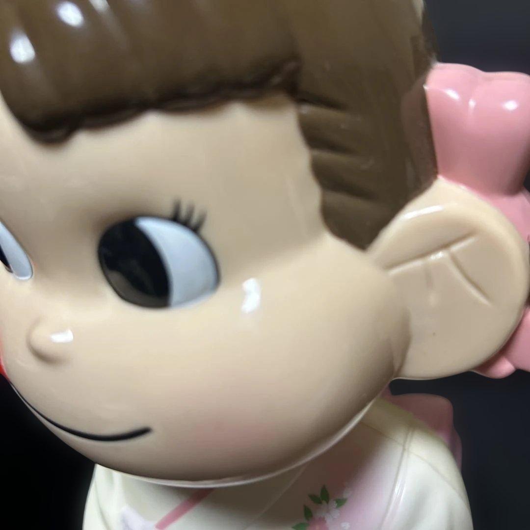 ビンテージペコちゃん着物首振りハッピーペコちゃん