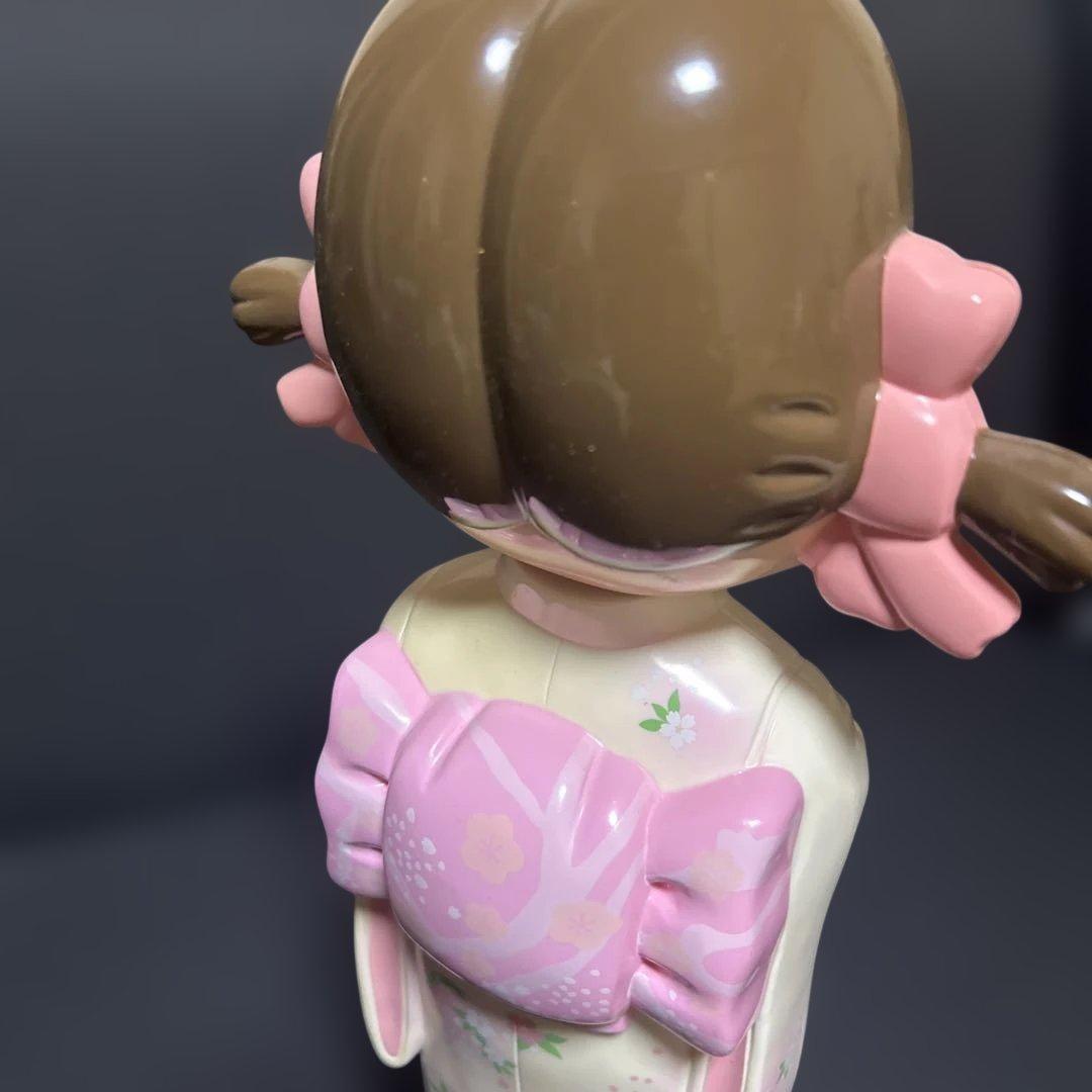 ビンテージペコちゃん着物首振りハッピーペコちゃん