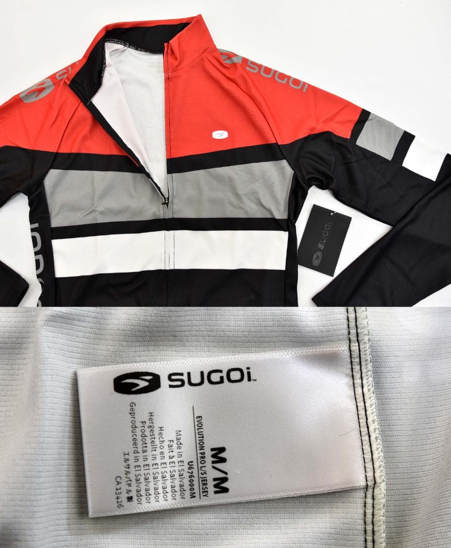 Sugoi Evolution Pro 長袖ジャージ sizeM チリ/ブラック