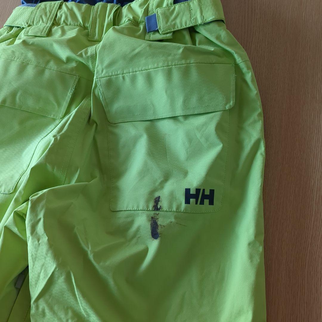 HELly Hansen 蛍光グリーン スノーボードウェア Lサイズ