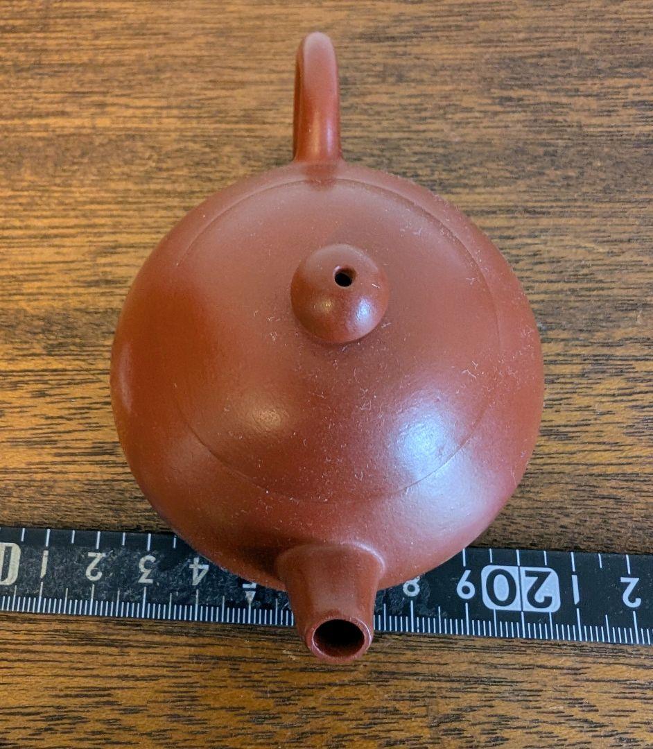 王金川　中国宜興　朱泥急須　紫砂茶壷作家　未使用シール付き　茶道具　茶器