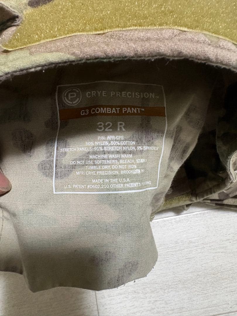 Crye Precision G3 コンバットパンツ マルチカム /サイズ32R